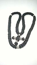 Orthodox Prayer Rope Chotki Kombiskini 100 Knot Heavy With Silver Color Beads picture