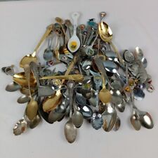 Lot Of 80+ Collectible souvenir Spoons Foreign And Domestic Wide Variety Plated picture