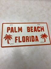 Vintage Palm Beach Florida Plastic Booster License Plate picture