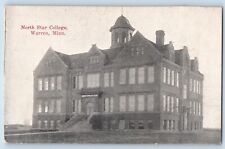 Warroad Minnesota MN Postcard North Star College Exterior Building c1905 Vintage picture