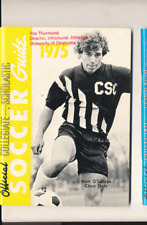 1975 Official Collegiate Soccer Guide Matt O'Sullivan Chico State stamp bxother2 picture