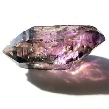 DT Smoky Amethyst Shaangan Elestial  Multiple Tiny Bubbles Very Colorful  ZBB923 picture