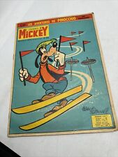 vintage Le Journal de MICKEY FRENCH COMIC BOOK MAGAZINE #604 GOOFY COVER Skiing picture
