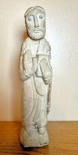 Rare Find Old Hebrew Religious Stone Figurine Sculpture Holding Bible/Book picture