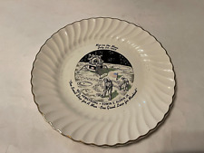 1969 First Men On The Moon Plate, Rare. picture