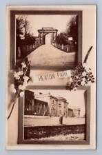 Heaton Park Entrance & Hall RPPC Antique Photo Cover to Philadelphia 1907 picture