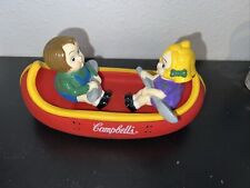 Vintage Campbell Soup Kids in Canoe or Kayak, Rubber, Plastic, 2004 picture