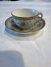 Antique Bodley Tea Cup & Saucer, Aesthetic Period Japojasmine Hand Painted 4623 picture