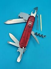 Victorinox Spartan Lite Ruby Red Swiss Army Knife Multi Tool needs new battery picture
