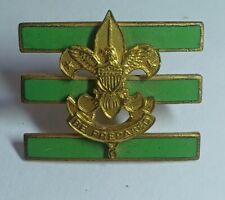 Junior Assistant Scoutmaster JASM Hat Pin LIght Green Enamel      picture