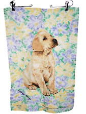 McCaw Allan Vintage Kitchen Towel Guide Dog For the Blind Linen Cotton Puppy picture