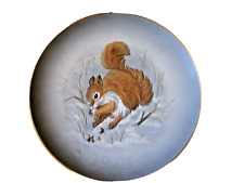 Hutschenreuther Wallace Relief Collector Plate 1973 Gracious Gift Squirrel picture