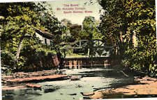 The Brook Mt Holyoke College South Hadley MA Divided Unused Postcard c1910 picture