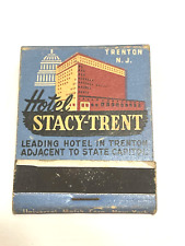 Vintage Matchbook Collectible Ephemera Robert Treat Hotel Newark New Jersey picture
