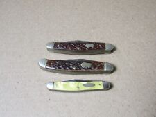 Lot of 3 Vintage John Primble Belknap Hardware Pocket Knives 5390 5380 5373 picture