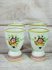 Adams China England Calyx Ware “Carolynn” Double Egg Cups Set Of 4 picture
