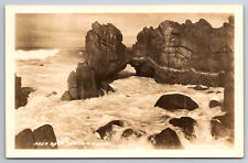 Vintage Postcard OR Arch Rock Aerial View Real Photo RPPC ~9045 picture