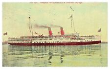 1914 Niagra Navigation Co Steamer Ship SS Cayuga NY Divided Back Postcard F3 picture