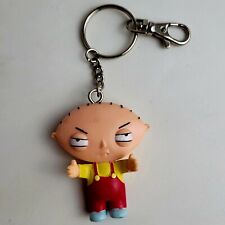 Vintage 2004 Family Guy STEWIE GRIFFIN 3D Figure Keychain & Bag Clip 2.5