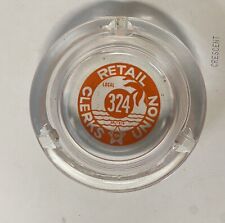 AD ASHTRAY Retail Clerks grocery store union Buena Park CA United Food labor picture