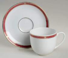 Christofle Oceana Red Cup & Saucer 10796856 picture