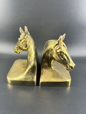 Vintage Pmc 88 Equestrian Horse Bookends Country Farm House Decor picture