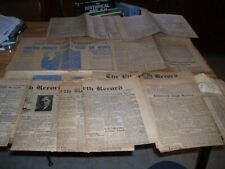 Antique 1926 Red Wing MN & Lot of 1936-37 Ellsworth WI Wisconsin Newspapers picture