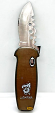 Vintage Lighter Folding Knife Ussr Cigarette Soviet Russia Rare Gas Russian Old picture