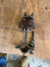 Vintage Ceramic And Steel Large Electric Insulator picture