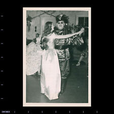 Vintage Photo MAN WOMAN COUPLE DANCING IN COSTUME picture