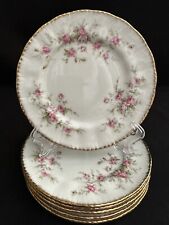SET OF 6 ROYAL ALBERT PARAGON PINK VICTORIANA ROSE BREAD & BUTTER PLATES ENGLAND picture