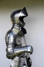 Medieval Armor Suit Of Roman 6 Feet Full Size Wearable LARP Armor  Battle Suit picture