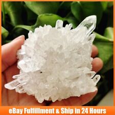 100g Natural White Clear Quartz Crystal Cluster Ore Rock Stone Specimen Reiki US picture