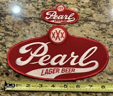 1970’s-80’s Pearl beer front & back patch set  - San Antonio Texas - Unused picture