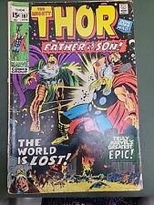 Thor #187 - THOR vs. ODIN Battle Cover (Marvel, 1962) Cover Unattached  picture