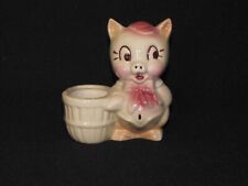 Vintage Ceramic Pig Planter Small Great for Cuttings picture