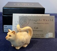 Harmony Kingdom MPs Fragile World ~ Cat ~ Figurine ~ Made in UK ~ NIB ~ 250 made picture