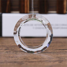 3PC/5PC/10PC 50MM Clear Ring Crystal Suncatcher Prism Chandelier Pendant Hanging picture