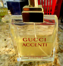 Gucci Accenti  Perfumed Deodorant Natural Spray 3.4OZ 100ml Vtg. 50% Full No Cap picture