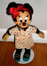 VINTAGE RARE DISNEY APPLAUSE WITH STAND HOLDER MINNIE MOUSE PLUSH STUFFED DOLL picture