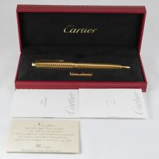 Louis Cartier Gold Plated Limited Edition Ballpoint Pen with Box RARE picture