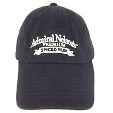 Admiral Nelsons Premium Spiced Rum Hat Logo Liquor Bar Script Logo Baseball Cap picture