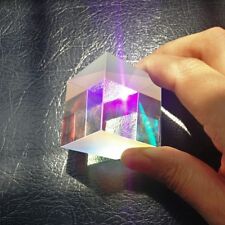 1PCS 30*30*34mm Defective Dichroic Cube Beam Splitter Prism Home Decoration picture