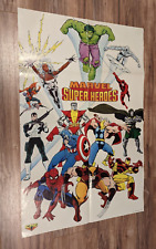 Marvel Super Heroes Poster 1989 CMC 22