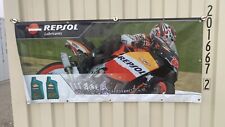 Nicky Hayden 69 Honda RC51 Repsol Racing heavy vinyl banner MotoGP AMA Superbike picture