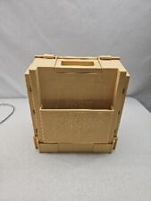 VINTAGE World Wide Media 1983 Thread Spool Tower Sewing Case With Supplies  picture