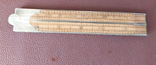H CHAPIN  NO. 19 BOXWOOD FOLDING RULER WOOD ANTIQUE RARE picture