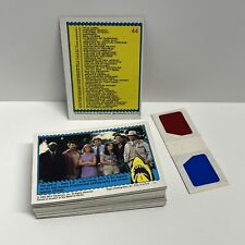1983 Topps Jaws 3-D Complete Card Set (1-44) w/ 3D Glasses picture