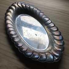 VTG 1970s WM ROGERS WAVERLY Silver Bread Serving Dish Tray Scalloped Edge 13.5