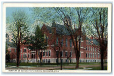 c1930's Academy of our Lady of Lourdes Rochester Minnesota MN Postcard picture